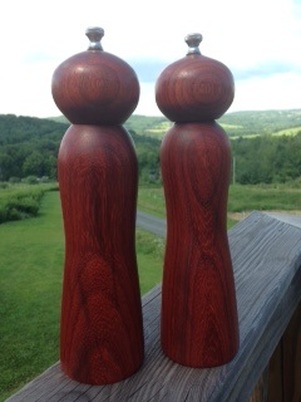 custom wooden pepper mill